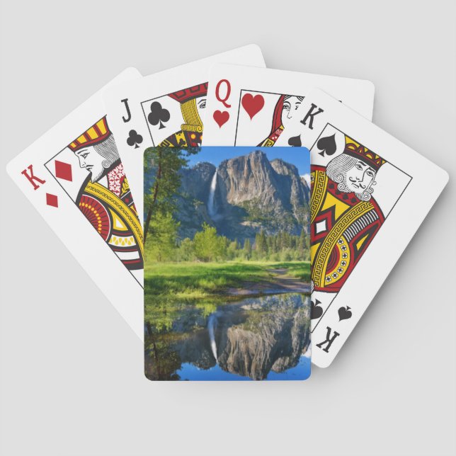 Baralho Quedas | Yosemite Falls, Califórnia (Verso)