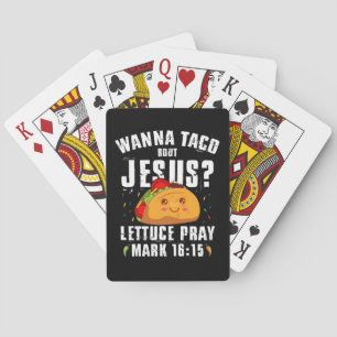 Baralho Quer Taco Sobre Jesus Cinco de Maio Cristão