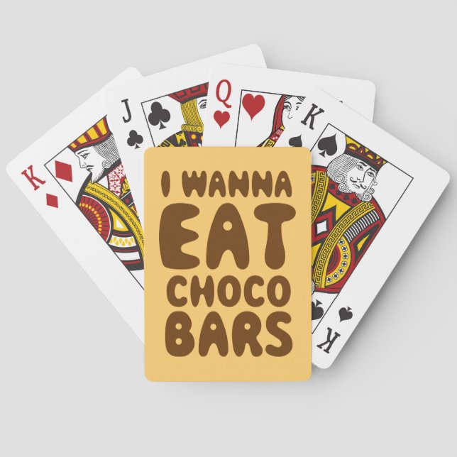 Baralho Quero Comer Bares Choco (Verso)