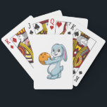 Baralho Rabbit at Bowling with Bowling ball<br><div class="desc">This design is the perfect gift for a birthday,  Christmas and other celebrations. It is suitable for women,  men and kids.</div>