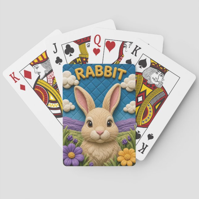 Baralho Rabbit Meadow Edge Moderno KlayKoo (Verso)
