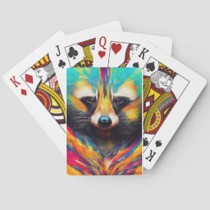 Baralho Raccoon Animal Discovery Adventure Planet