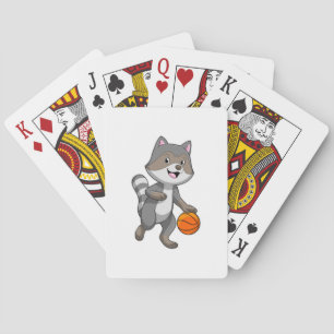 Baralho Racoon como jogador de basquetebol