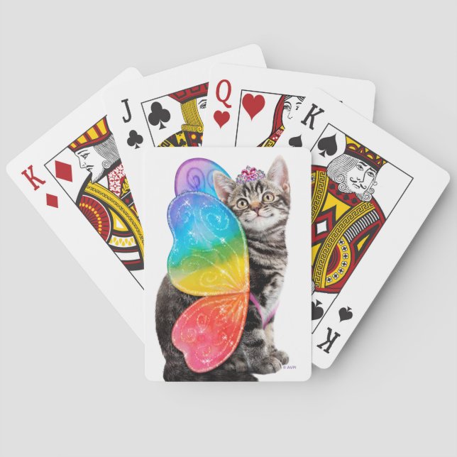 Baralho Rainbow Butterfly Princesa Kitten (Verso)