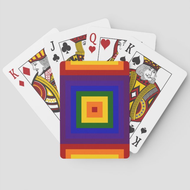 Baralho Rainbow Squares (Verso)