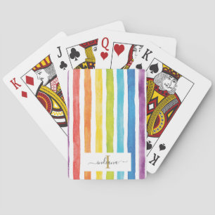 Baralho Rainbow Strike Monograma Script