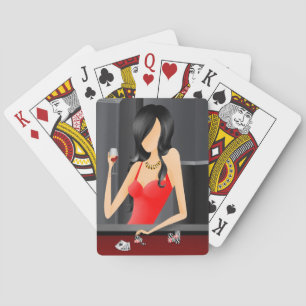 Baralho Rainha do jogo - cassino de Las Vegas