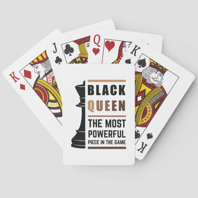 Baralho Rainha Negra A Peça Mais Poderosa Do Jogo 2 (Verso)