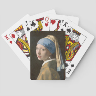 Baralho Rapariga com pérolas e Arte Vermeer