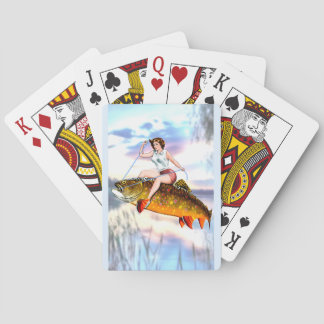 Baralho Rapariga de Pinup de Truta Brook