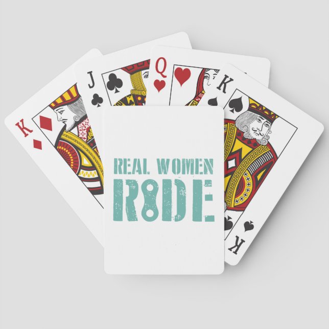 Baralho Real Women Ride (Verso)