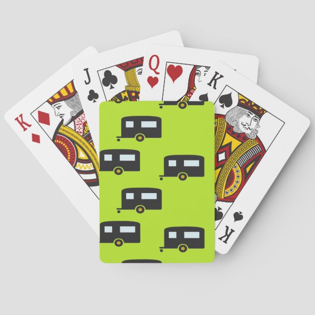 Baralho Reboques de campismo a verde (Verso)