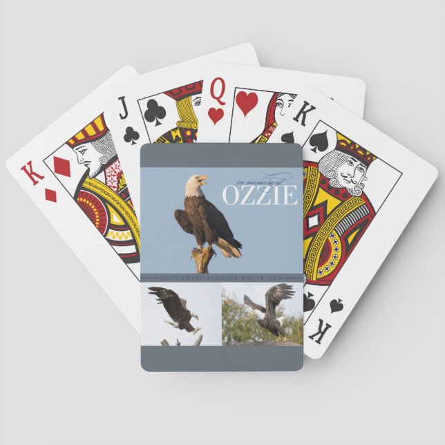 Baralho Recordando cartões de jogo de Ozzie (Verso)