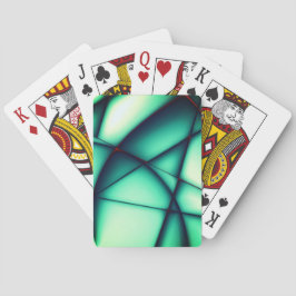 Baralho Recortes sem forma erguidos, verde a bege esverdea