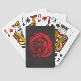 Baralho Red Flower, Rosa de cartas de jogar, jogos