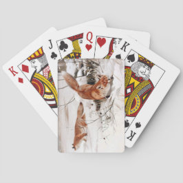 Baralho Red Foxes in the Winter Snow (by Wilhelm Kuhnert)