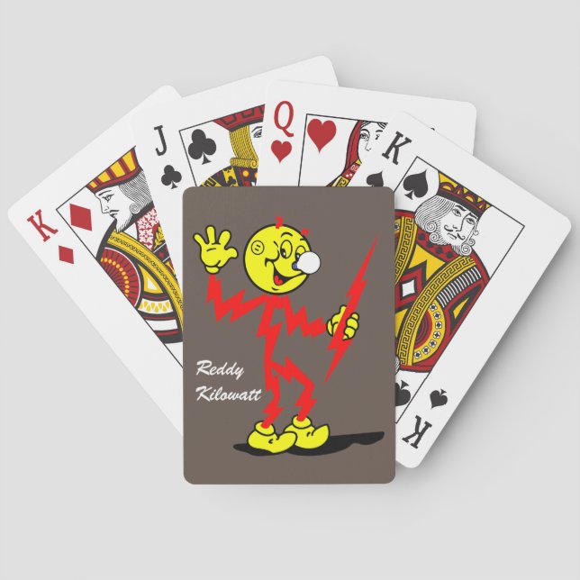 Baralho Reddy Kilowatt Muito Divertido (Verso)
