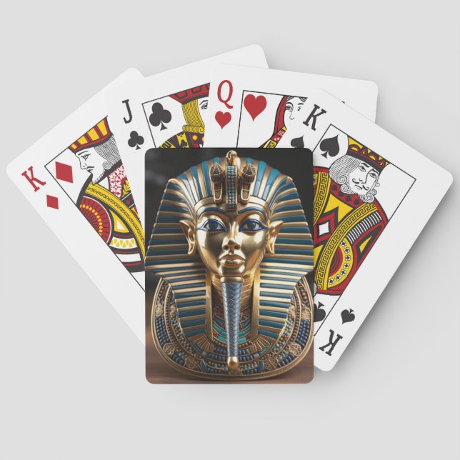 Baralho Rei Egípcio Tutankhamun (Verso)