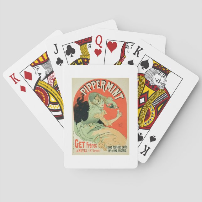 Baralho Reprodução de uma propaganda de poster (Verso)