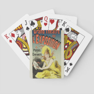 Baralho Reprodução de uma propaganda de poster 'o Th