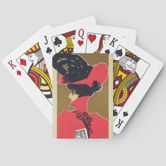 Baralho Reprodução de uma propaganda de poster 'Zlata (Verso)