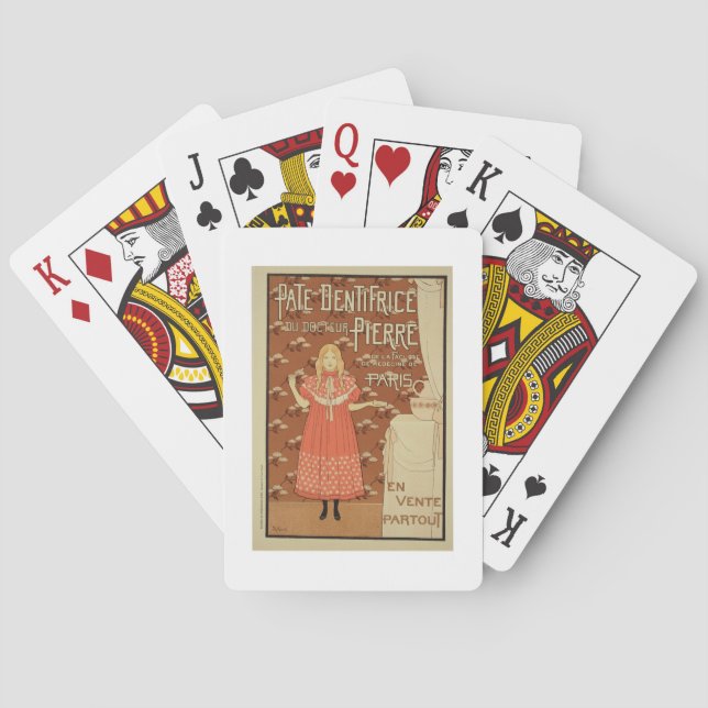 Baralho Reprodução doutor Peter de uma propaganda de (Verso)