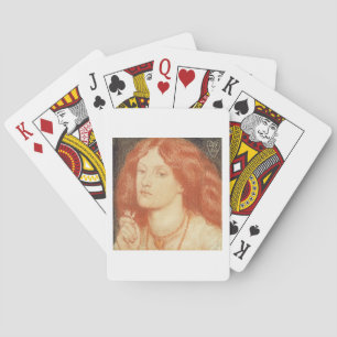 Baralho Retrato de Elizabeth Siddal (1834-62), 1860