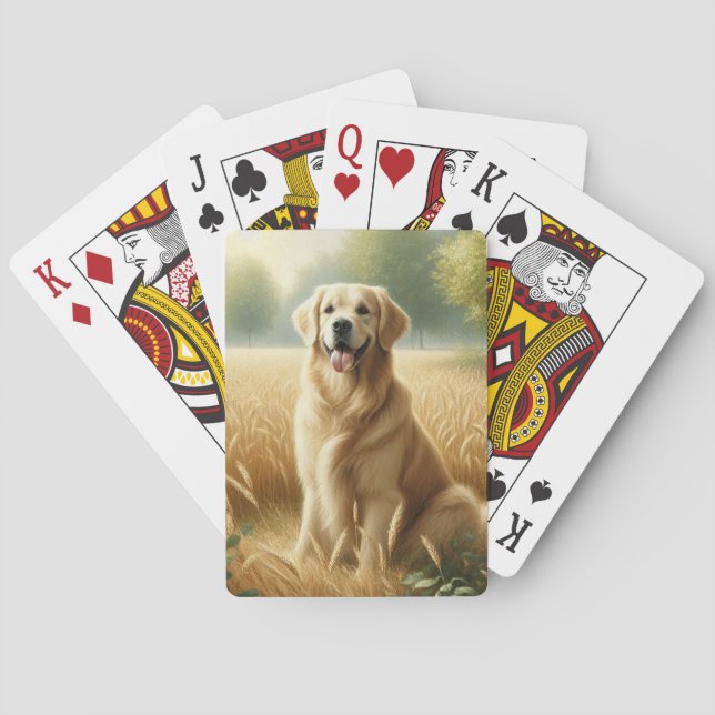 Baralho Retriever Dourado (Verso)