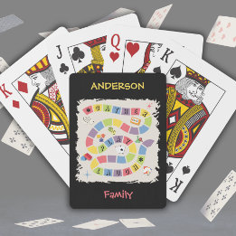 Baralho Retro Colorful Game Night Playing Cards