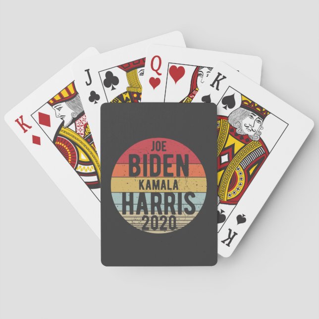Baralho Retro Joe Biden Kamala Harris 2020 (Verso)