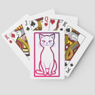Baralho Retro Miami Cat - Placas Mínimas