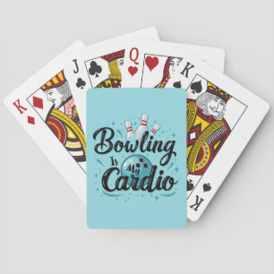 Baralho Retro Neon "A Boliche É O Meu Cardio" Boliche Engr