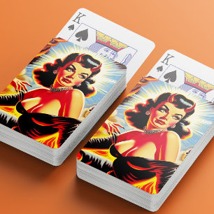 Baralho Retro Pinup Diabólico