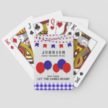 Reunião da família Red White e Blue Summer Party