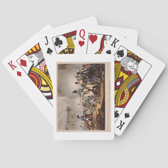 Baralho Reunião dos Imperadores da Rússia e da Áustria, Ki (Verso)