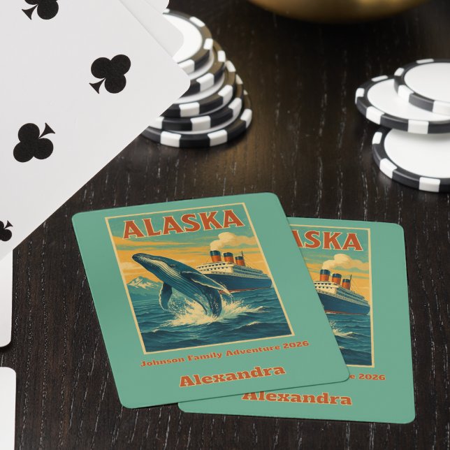Baralho Reunião Familiar Alaska Whale Cruise (Alaska Family Reunion Playing card deck)