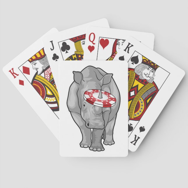 Baralho Rhino Poker chips (Verso)
