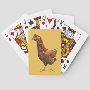 Baralho Rhode Island Red Hen Jogando Cartões