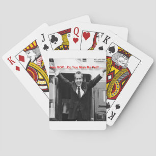 Baralho Richard Nixon "Já Sentem Minha Falta?" Presentes e
