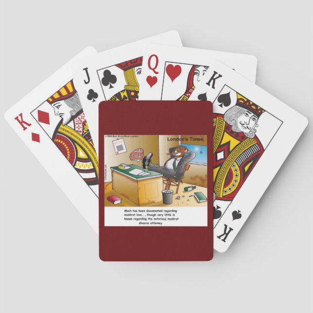 Baralho Rick London Muskrat Divorat Attorney Comic (Verso)