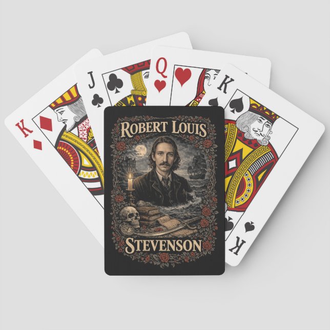 Baralho Robert Louis Stevenson (Verso)