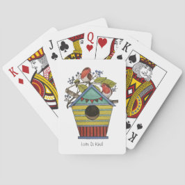 Baralho Robins Com Airelas E Birdhouse