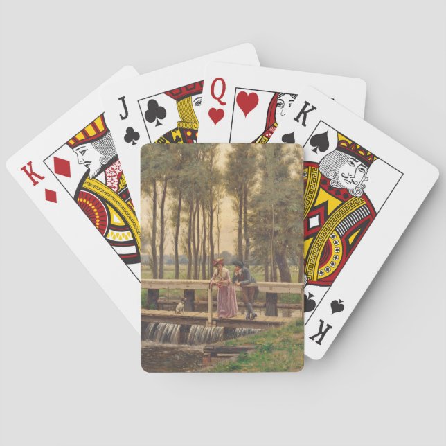 Baralho Romântica (por Edmund Blair Leighton) (Verso)