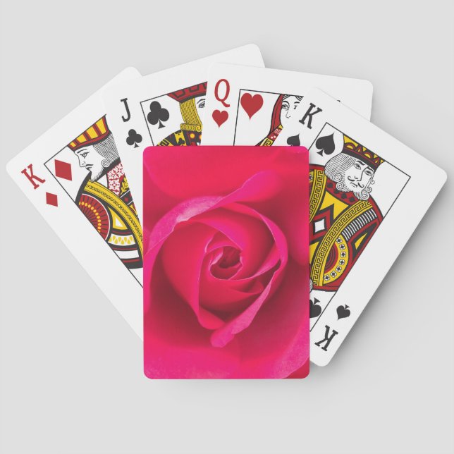 Baralho Romântico Rosa Vermelho Rosa v2 (Verso)