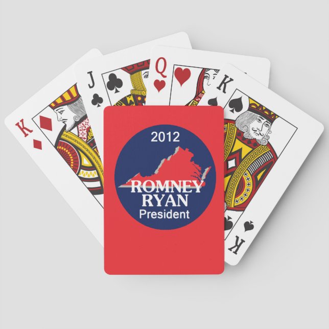 Baralho Romney Ryan VIRGINIA (Verso)