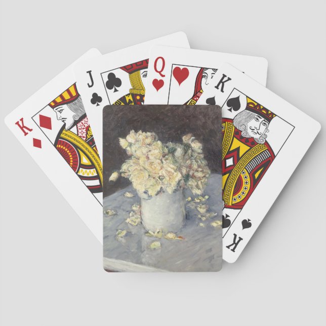 Baralho Rosas Amarelas em um Vaso por Impressionista de Ca (Verso)