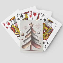 Baralho Rose Gold Christmas Tree Card Deck 