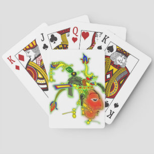 Baralho Rosto Tribal da Máscara de Pintura Divertida