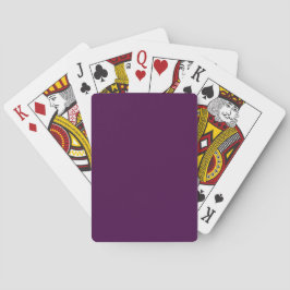 Baralho Roxo Berinjela Cor Sólida