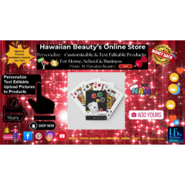 Baralho Royal Flush Classic Play Cards Preto Fundo